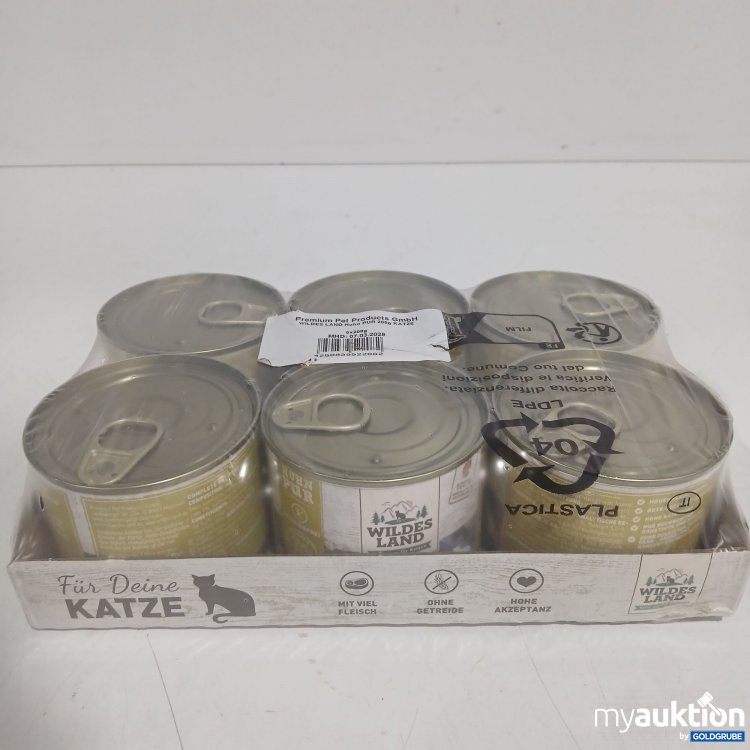 Artikel Nr. 845095: Premium Pet Katzenfutter Wildes Land Huhn Pur 6x200g