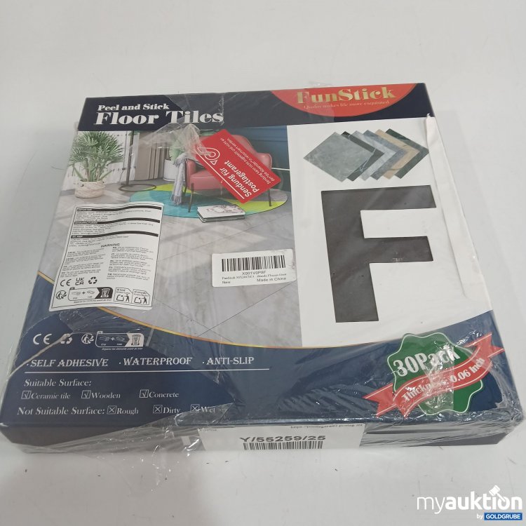 Artikel Nr. 888095: FunStick Floor Tiles 30x30cm grau 30Pack 