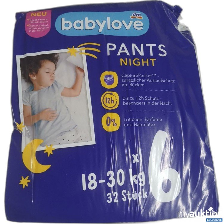Artikel Nr. 922095: babylove Pants Night Größe 6 30kg