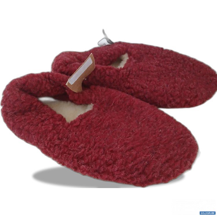 Artikel Nr. 955095: Sheep by the Sea Hausschuhe rot 100% Wolle