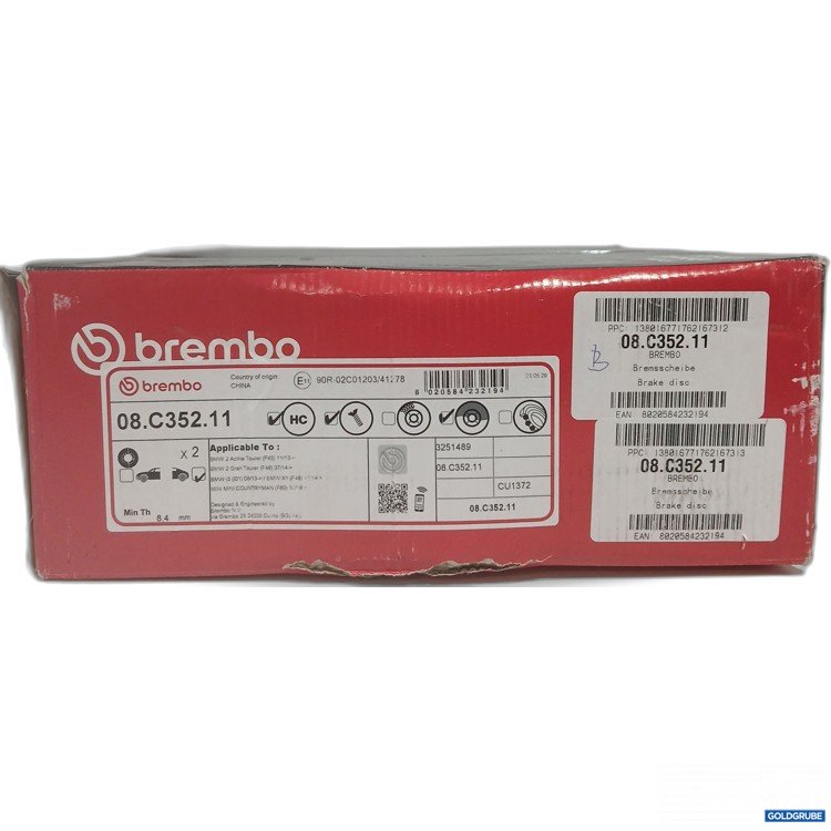 Artikel Nr. 956095: Brembo Bremsscheibe 08.C352.11 
