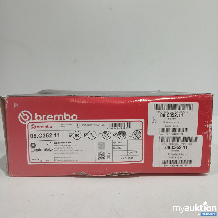 Artikel Nr. 956095: Brembo Bremsscheibe 08.C352.11 