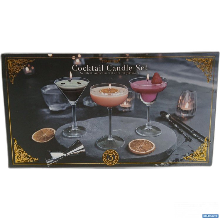Artikel Nr. 960095: Cocktail Candle Set 3Stk 