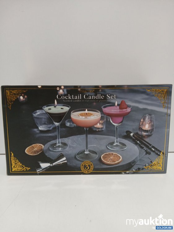 Artikel Nr. 960095: Cocktail Candle Set 3Stk 