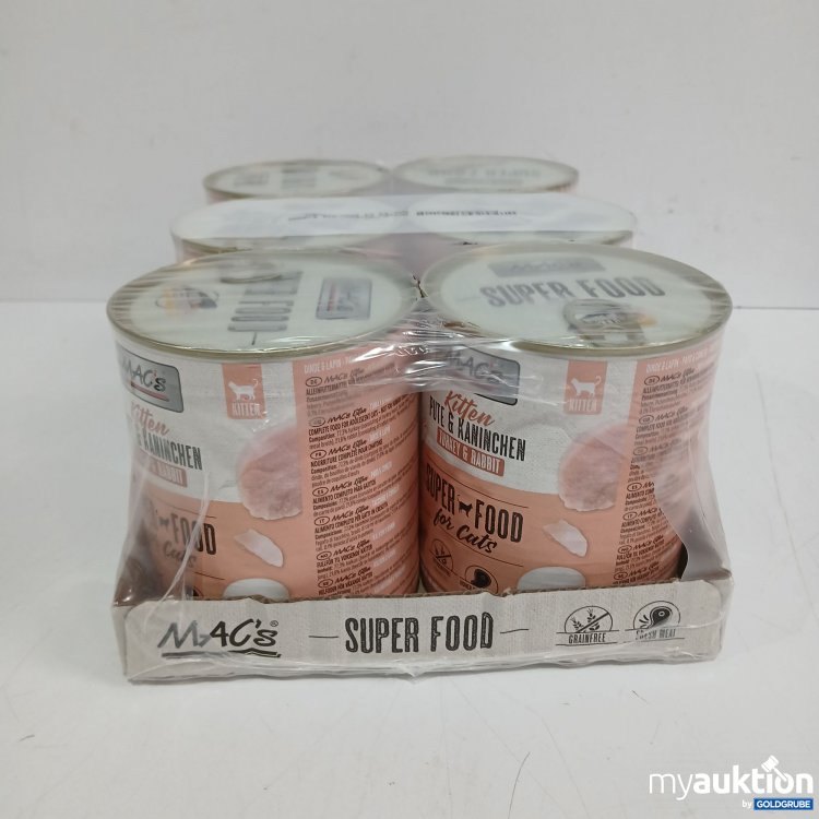 Artikel Nr. 967095: Mac's Kitten Pute&Kaninchen 6x800g 