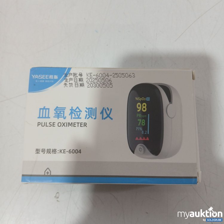 Artikel Nr. 989095: Yasee Pulsoximeter KE-6004