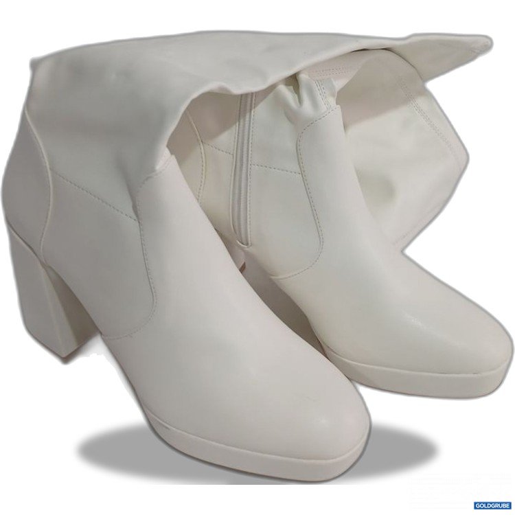 Artikel Nr. 991095 Artikel Nr. 991095: Raid London Weißer Stiefel mit Blockabsatz