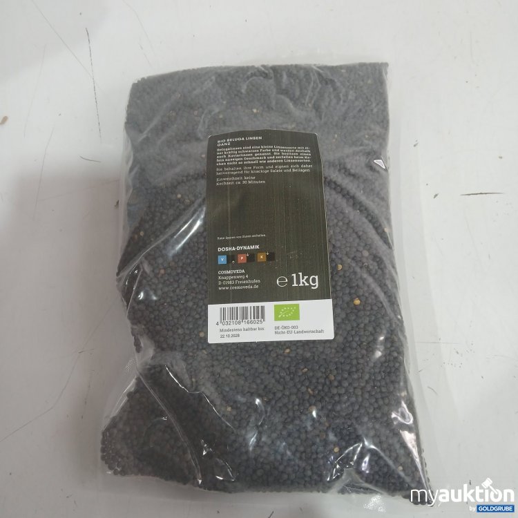 Artikel Nr. 469096: COSMOVEDA Bio Beluga Linsen ganz 1kg