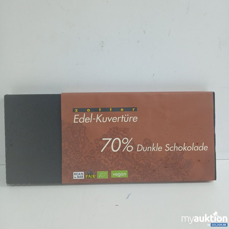 Artikel Nr. 873096: Zotter Edel-Kuvertüte 70% Dunkle Schokolade 1000g