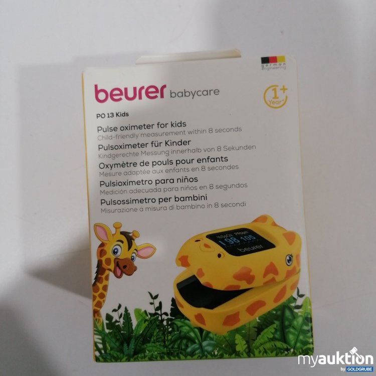 Artikel Nr. 898096: Beurer Pulsoximeter für Kinder Giraffe