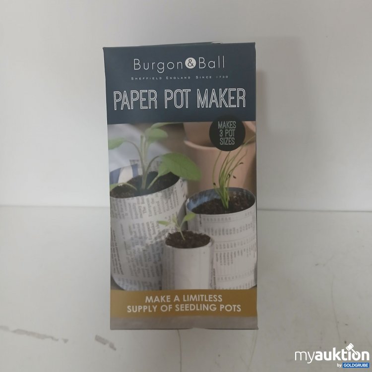 Artikel Nr. 902096: Burgon & Ball Paper Pot Maker 3 Pot Sizes 