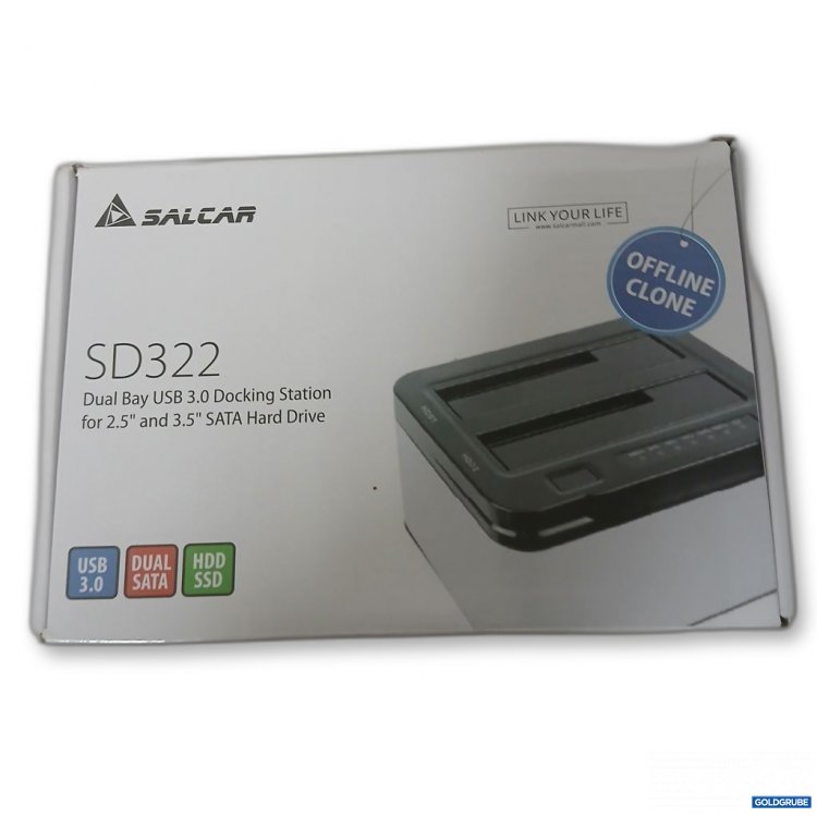 Artikel Nr. 917096: Salcar SD322 Dual Bay USB 3.0 Docking Station
