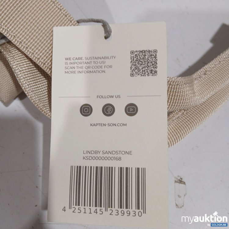 Artikel Nr. 953096: Kapten&Son Lindby Sandstone Rucksack 