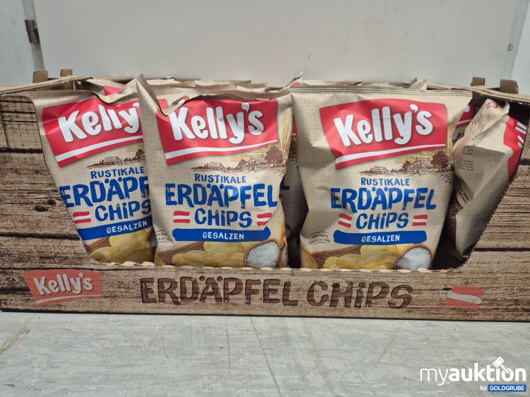 Artikel Nr. 396097: Kelly's Rustikale Erdäpfel Chips Salz 20x100g