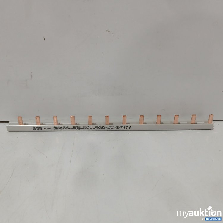 Artikel Nr. 446097 Artikel Nr. 446097: 1-Phasenschiene 10mm² 210MM