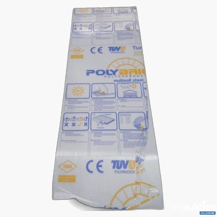 Artikel Nr. 448097 Artikel Nr. 448097: POLYBRIC Polycarbonat Mehrwandplatte ca. 60x180cm