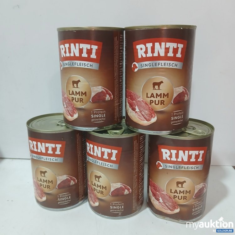 Artikel Nr. 466097: Rinti Singlefleisch 
Lamm Pur Hundefutter