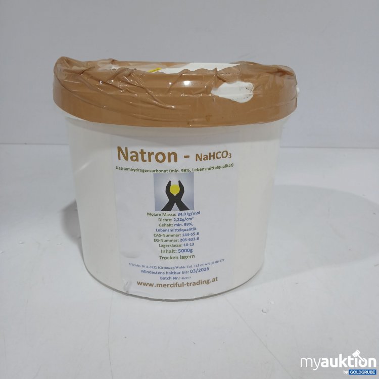 Artikel Nr. 813097 Artikel Nr. 813097: Natron NaHCO3 5000g