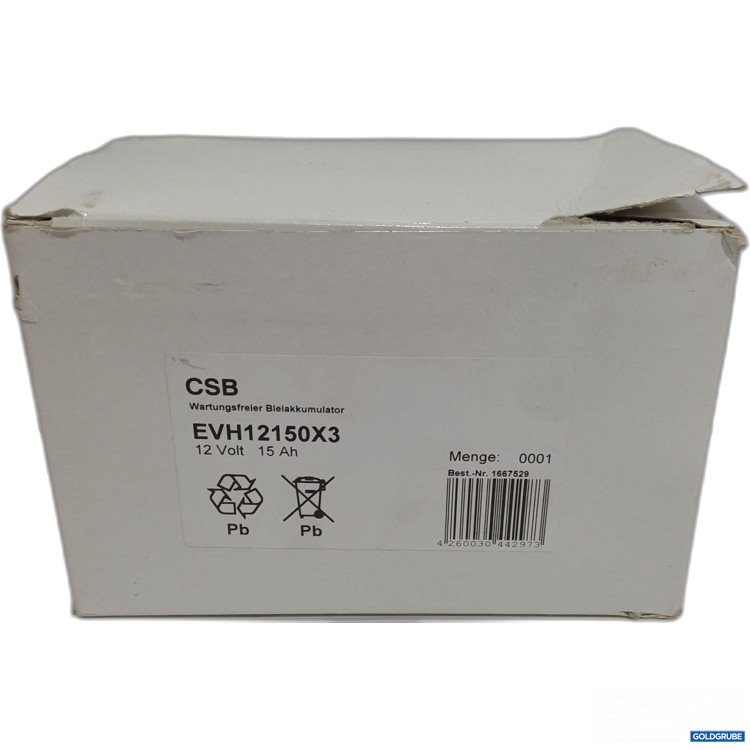 Artikel Nr. 897097: CSB EVH12150X3 wartungsfreien Bleiakkumulator