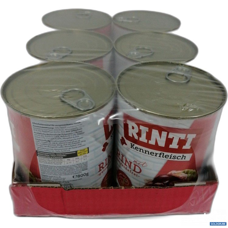 Artikel Nr. 950097: Rinti Kennerfleisch mit Rind 6x800g