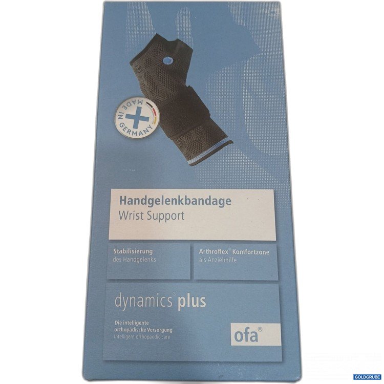 Artikel Nr. 983097: Ofa dynamics plus  Handgelenkbandage Wirst Support Größe 2 links Carbon