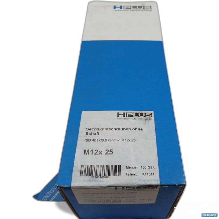 Artikel Nr. 395098: Sechskantschrauben ohne Schaft (100 STK) KP M12x25