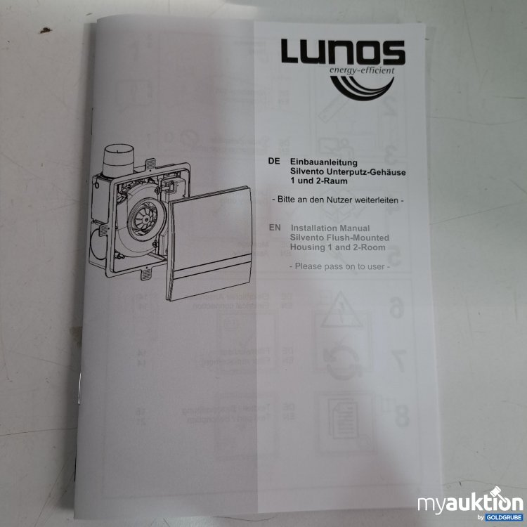 Artikel Nr. 438098 Artikel Nr. 438098: Lunos Silvento Unterputz Gehäuse 40125