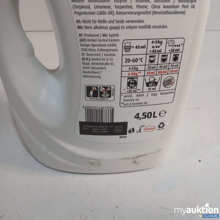 Artikel Nr. 462098 Artikel Nr. 462098: Persil Color Flüssigwaschmittel 4,5 l