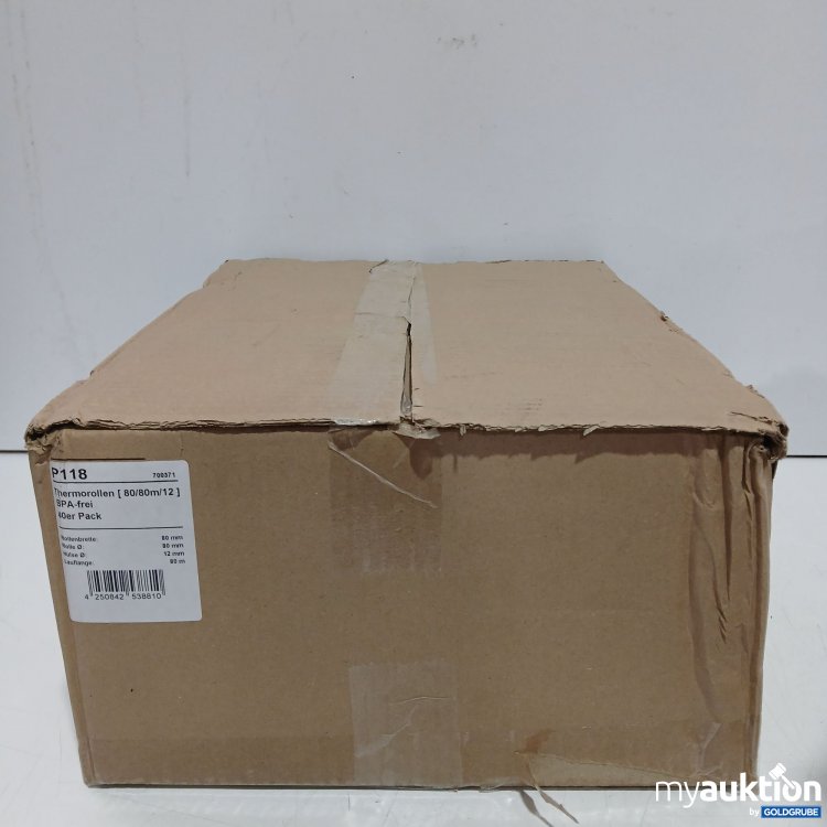 Artikel Nr. 479098 Artikel Nr. 479098: P118 Thermorolllen (80/80m/12) BPA-frei 40er Pack