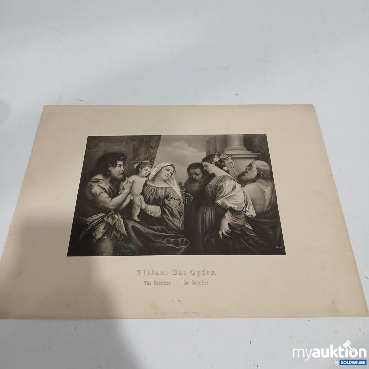 Artikel Nr. 953098: Titan: Das Opfer The Sacrifice. La Sacrifice No. 13 Bild ca. 37x28cm 