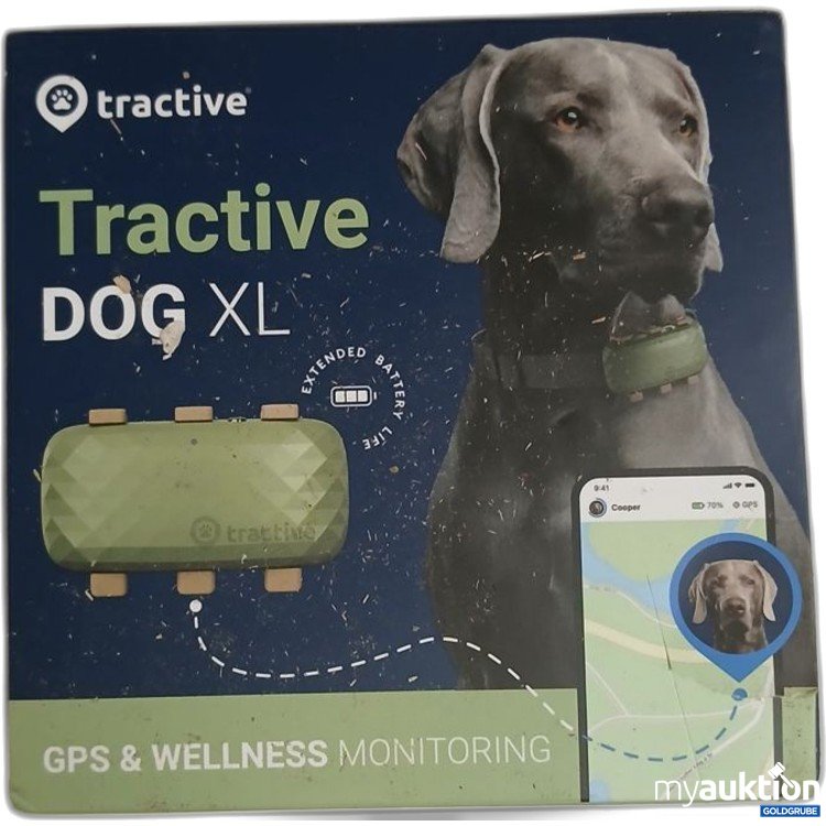 Artikel Nr. 978098: Tractive DOG XL GPS & WELLNESS MONITORING 90g 18kg