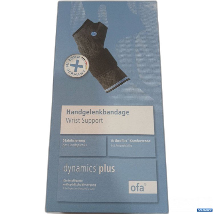 Artikel Nr. 983098: Ofa dynamics plus  Handgelenkbandage Wirst Support Größe 2 rechts Carbon