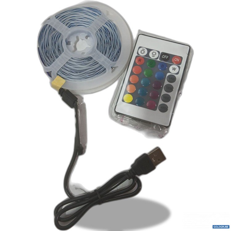 Artikel Nr. 989098 Artikel Nr. 989098: Diverser LED Streifen mit Kabel und Fernbedienung