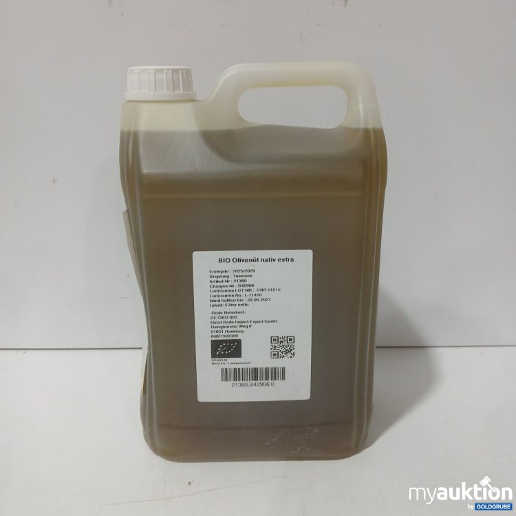 Artikel Nr. 468099: BIO Olivenöl nativ extra 5 l iter