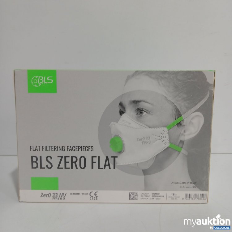 Artikel Nr. 519099 Artikel Nr. 519099: BLS Flat Filtering Facepieces BLS Zero Flat 16Stk