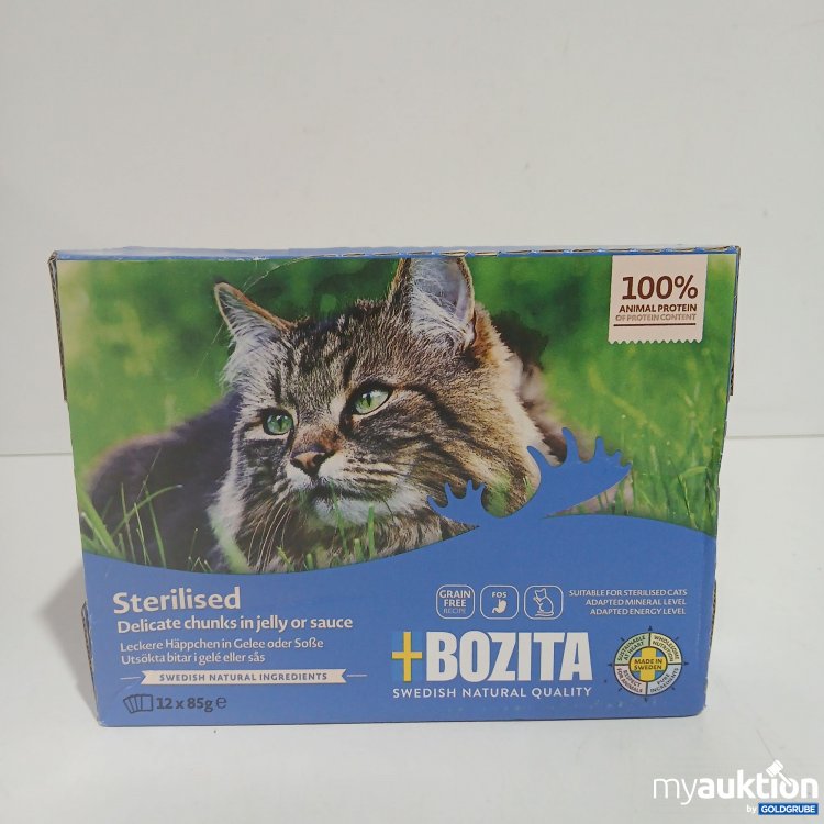 Artikel Nr. 859099: Bozita Sterilised Delicate Chunks in Jelly or Sauce 12x85g