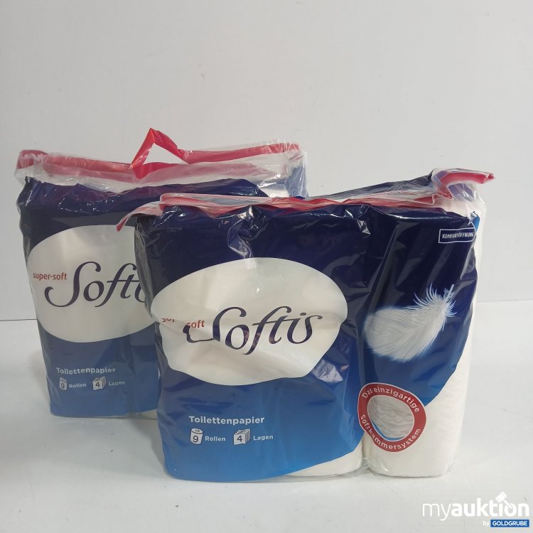 Artikel Nr. 958099: Softis super-soft Toilettenpapier 4lagig je 9Rollen 