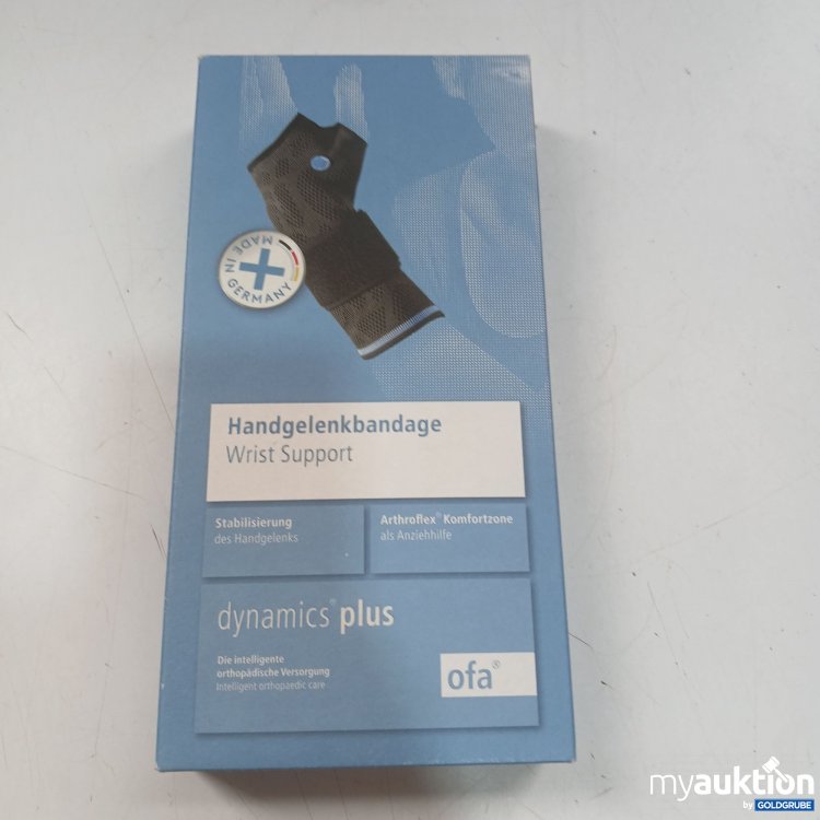 Artikel Nr. 983099: Ofa dynamics plus Handgelenkbandage Wirst Support Größe 3 rechts Carbon