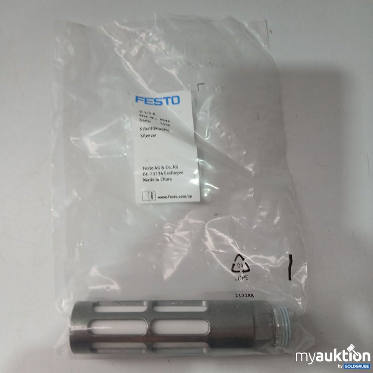 Artikel Nr. 437100 Artikel Nr. 437100: Festo Schalldämpfer Silencer U-1/2-B 6844 S558