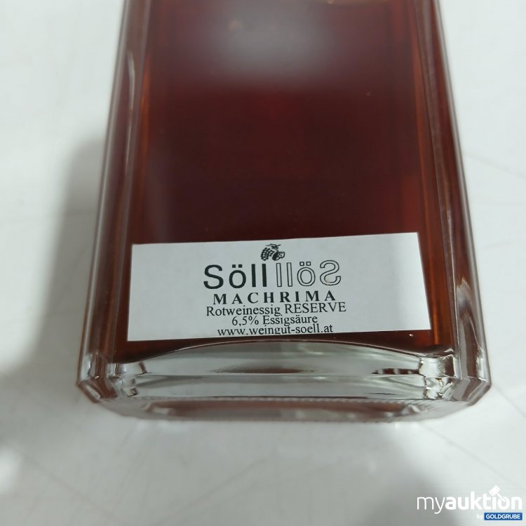 Artikel Nr. 467100 Artikel Nr. 467100: Söll Machrima Rotweinessig Reserve 0.25l