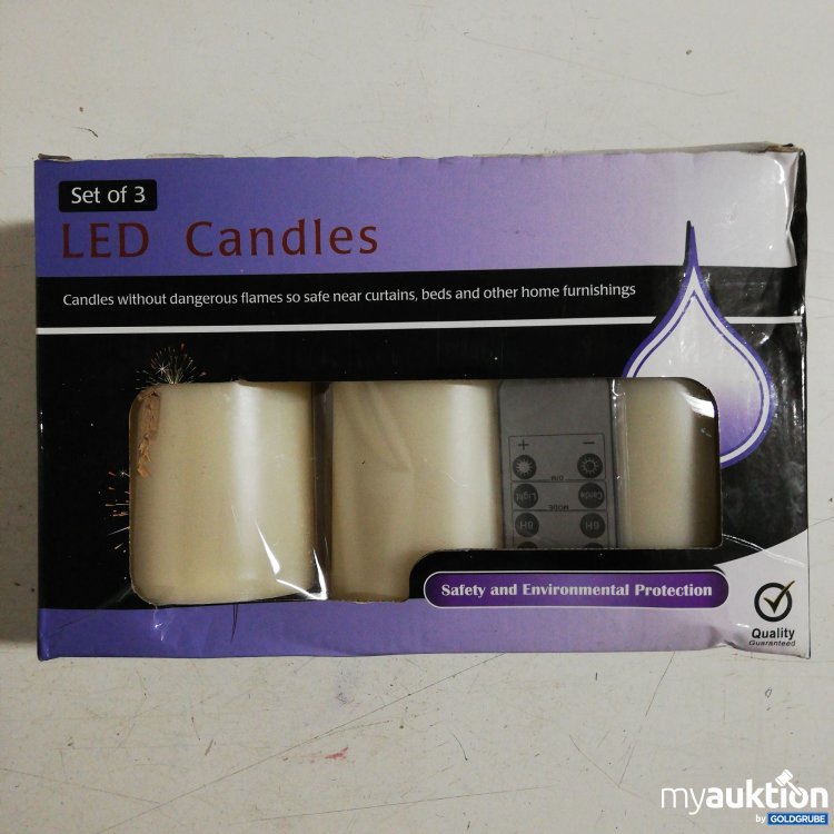 Artikel Nr. 712100: LED Candles Set of 3 