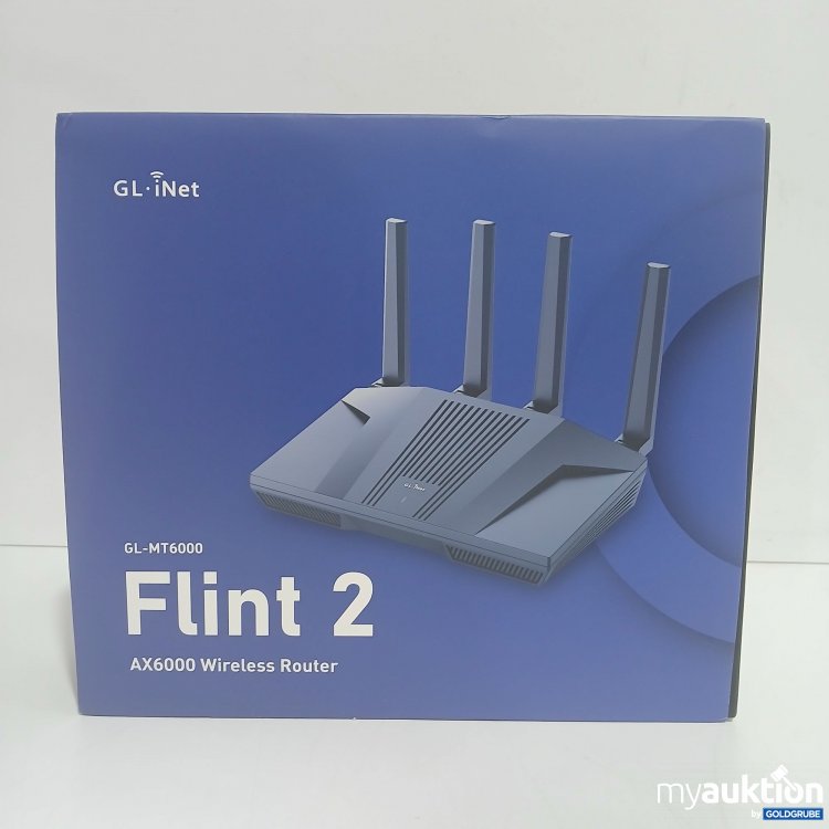 Artikel Nr. 876100 Artikel Nr. 876100: GL iNet Flint2 AX6000 Wireless Router GL-MT6000