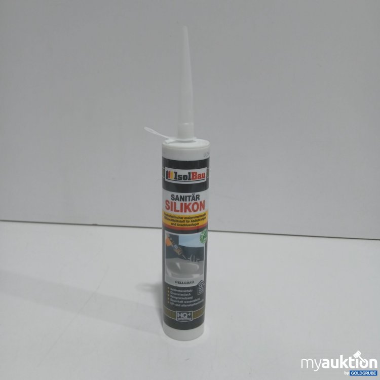 Artikel Nr. 883100: IsolBau Sanitär Silikon Hellgrau 300ml