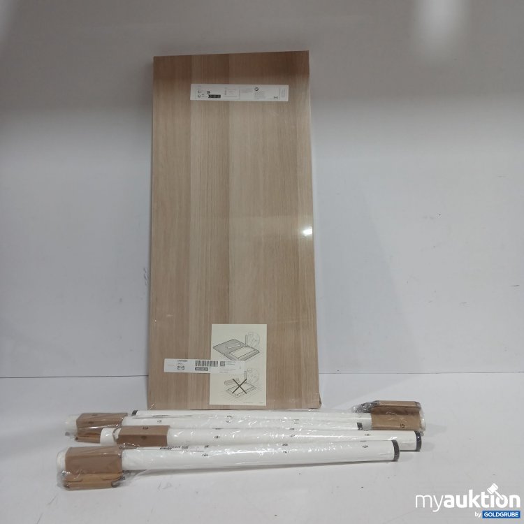 Artikel Nr. 979100 Artikel Nr. 979100: Ikea Linnmon 100x45cm 405.962.20 + 4x Ikea Adils 902.179.72
