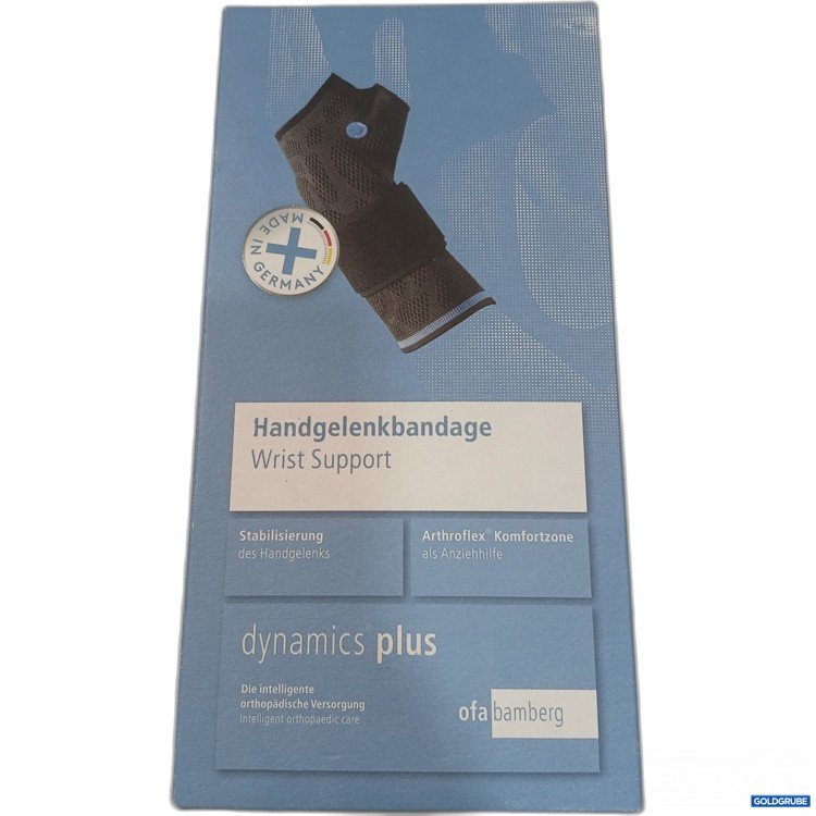 Artikel Nr. 983100: Ofa dynamics plus Handgelenkbandage Wirst Support Größe 3 links Carbon