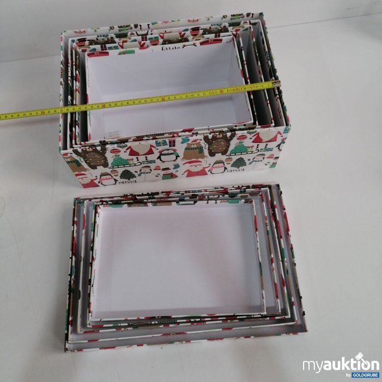 Artikel Nr. 440101: Geschenkekartons mit Deckel 5x Merry Christmas 