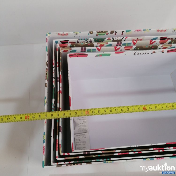 Artikel Nr. 440101: Geschenkekartons mit Deckel 5x Merry Christmas 