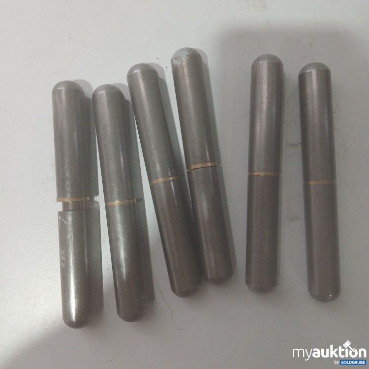 Artikel Nr. 522101: 2 Stück Anschweißscharniere Schwerlast Scharniere aus Stahl für Stahltür Fenster Stahlmöbel Landmaschinen Maschinenbau 120mm