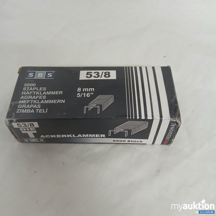 Artikel Nr. 817101 Artikel Nr. 817101: SBS 5000 Staples 53/8 8mm