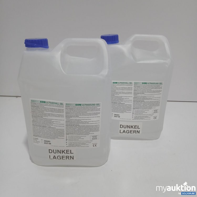 Artikel Nr. 851101: ServoSon Ultraschall-Gel 2x5kg